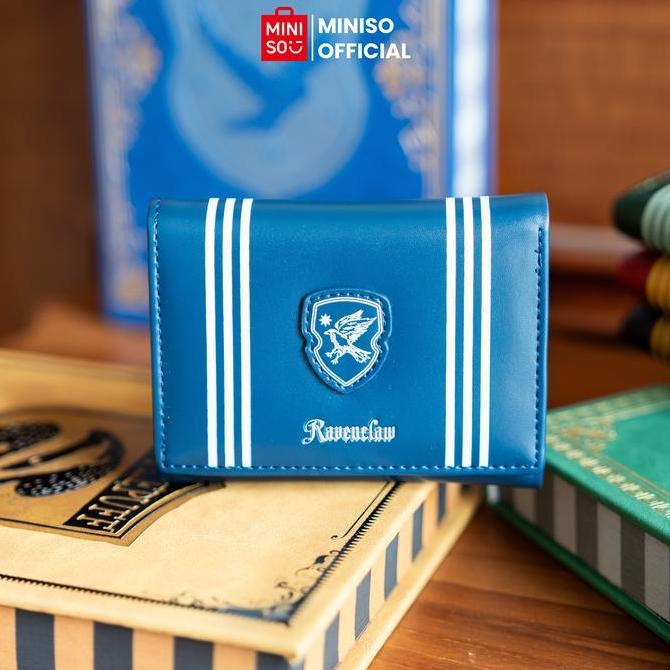 Miniso x Harry Potter Women Trifold Wallet Dompet Lipat Tiga Wanita Pria Model Mogwarts Gryffindor R
