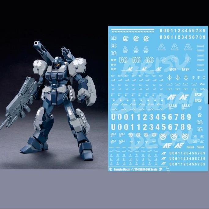 Water Slide Decal Gundam Jesta HG HGUC 1/144 Jesta Cannon