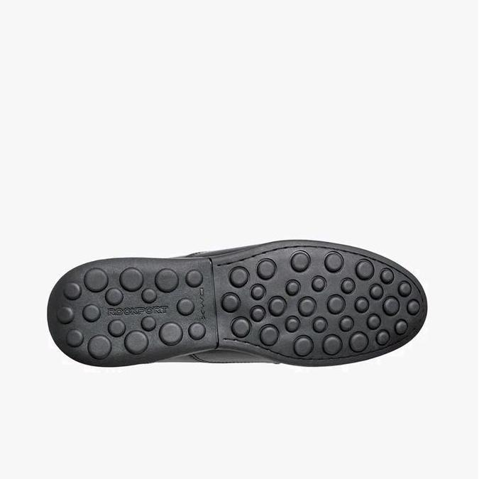 Ready ROCKPORT DMX DUDLEY Original Flatshoes Pria Leather - Black