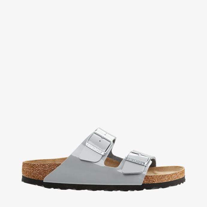 Ready Birkenstock Gizeh Narrow Sandal Wanita Original Leather-Patent Alloy