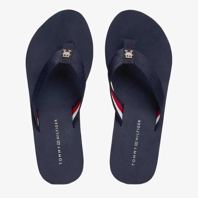 Ready TOMMY HILFIGER Original Stud Beach Sandal Wanita - Navy