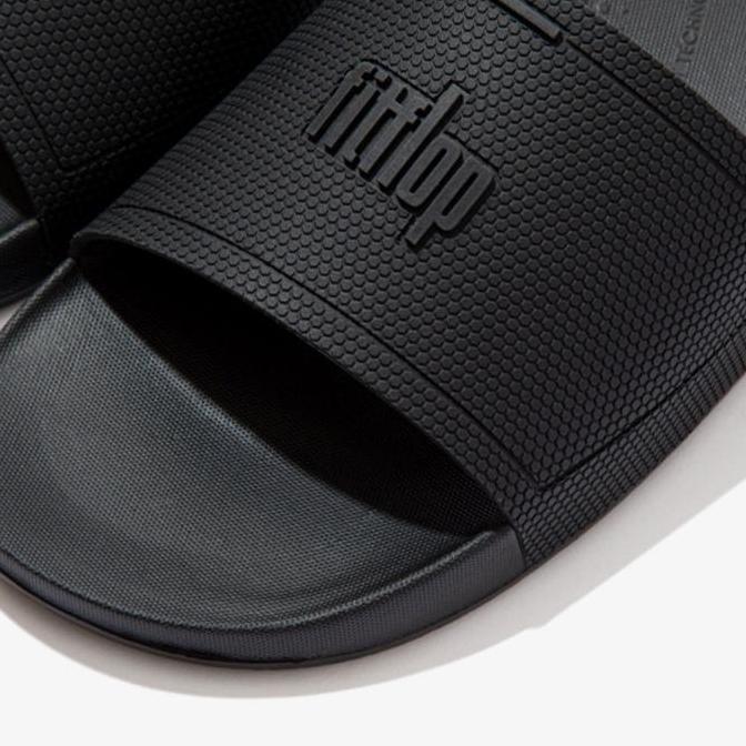 Ready Fitflop IQushion Slide EQ4-090 Sandal Pria Original-Black