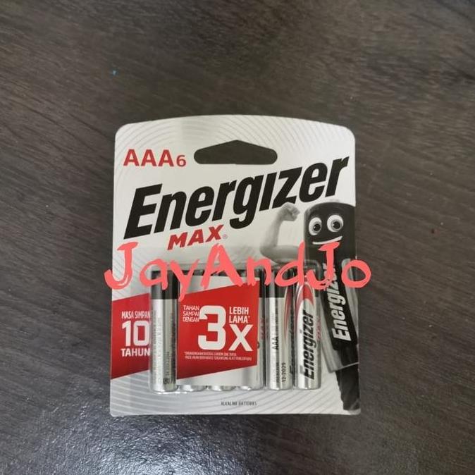 Baterai Energizer Alkaline AAA isi 6pcs 1.5V