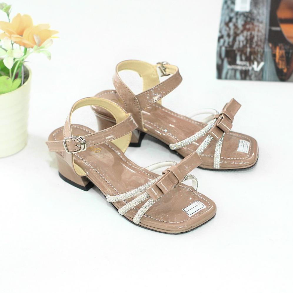 DISKON KYARA- SANDAL HEELS ANAK HAK  3 CM SANDAL PESTA - STEVY