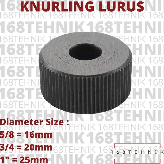 MATA KNURLING LURUS / MATA KARTEL / RODA KNURLING LURUS / KNURLING LURUS KASAR / KNURLING LURUS HALU