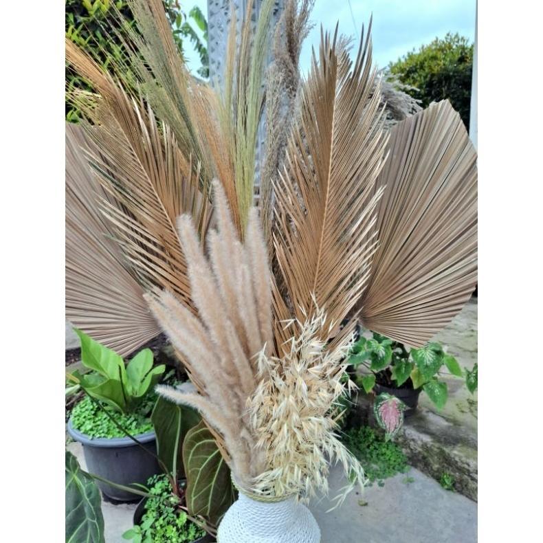 IRFANIAGALLERY BUNGA HIASAN RUANG TAMU. BUNGA HIAS. BUNGA KERING. BUNGA SUDUT RUANGAN +VAS50CM TERMU