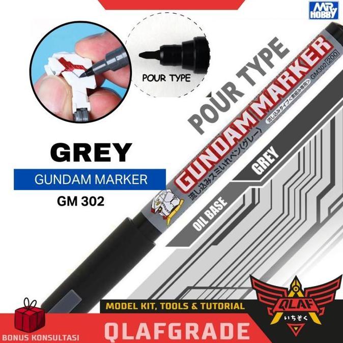 GUNDAM MARKER POUR TYPE GM302 GRAY MR HOBBY SUMI IRE