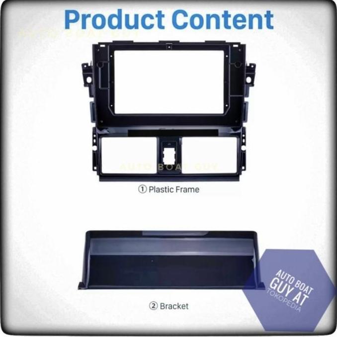 Frame Headunit Vios Limo Gen 3 Gen3 OEM Style No Gap Android 10 Inch