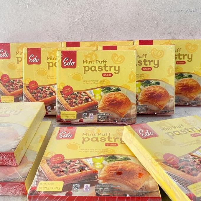 Edo MINI Puff Pastry 375 gram | edo puff pastry mini | puff pastry