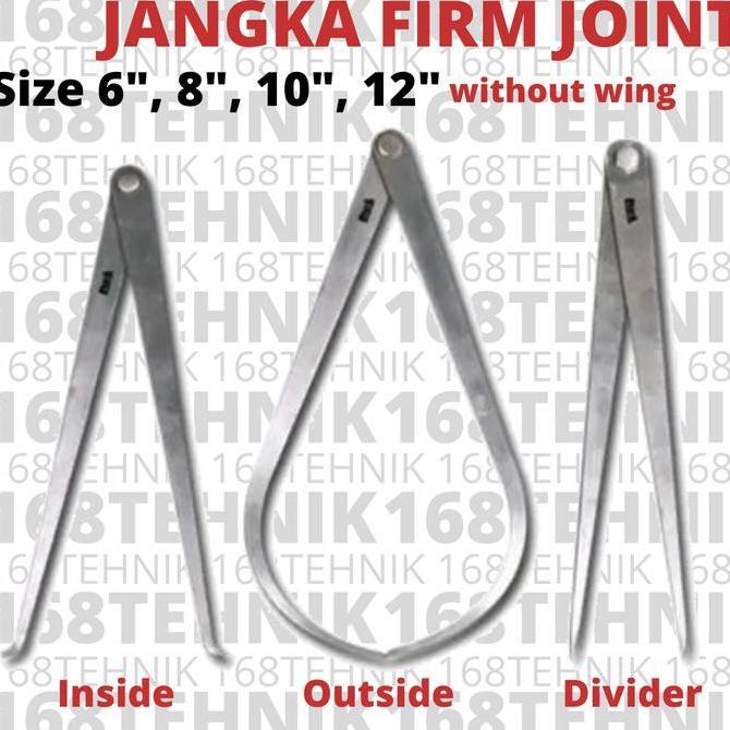 JANGKA BESI 10" JANGKA LURUS POLOS 10" FIRM JOINT DIVIDER CALIPER 10"