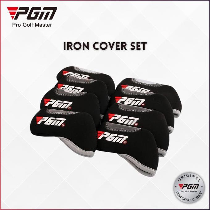 PGM Golf Iron Cover Set | Pelindung Sarung Penutup Stick Iron Golf Protector