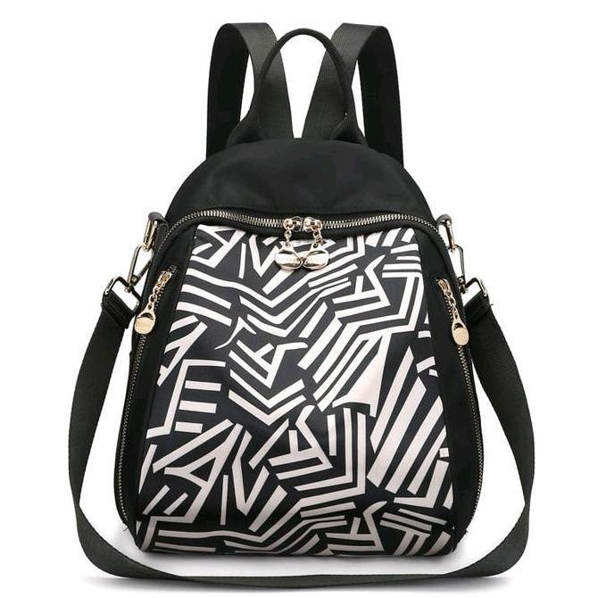 (Bisa cod)Tas wanita chibao import bisa ransel dan selempang 2231 motif zebra