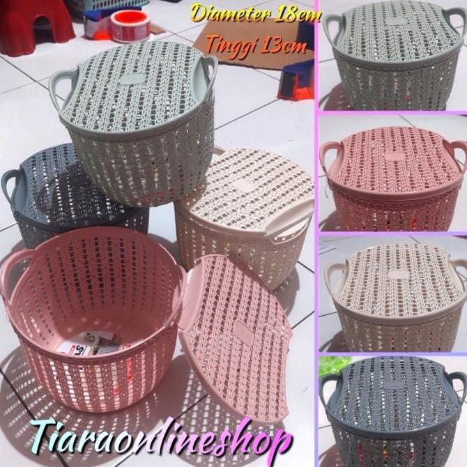 Keranjang topas tutup clio multifungsi /keranjang plastik tutup