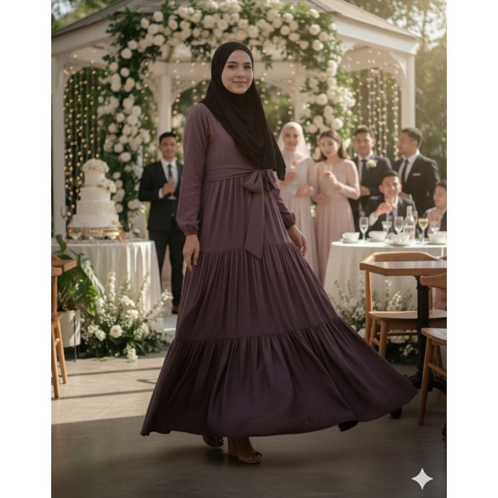 VELISSA GAMIS POLOS SUSUN/GAMIS CANDA REMPEL RAYON PREMIUM (OHANAA) ORIGINAL