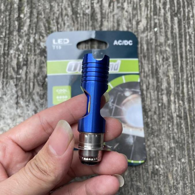 Ready 1THOUSAND M11G LAMPU BOHLAM DEPAN LED H6 PUTIH BIRU