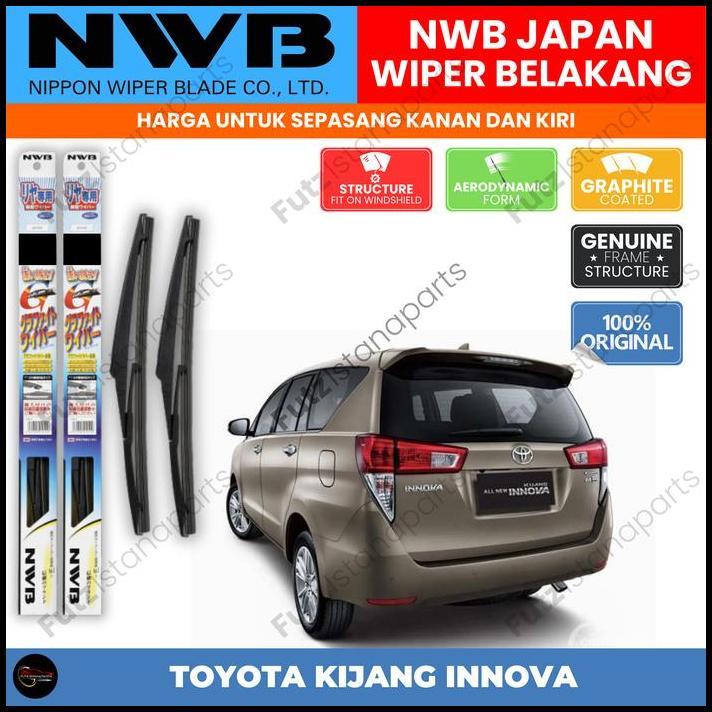 TERLARIS WIPER BELAKANG TOYOTA KIJANG INNOVA ORIGINAL MERK NWB JAPAN 