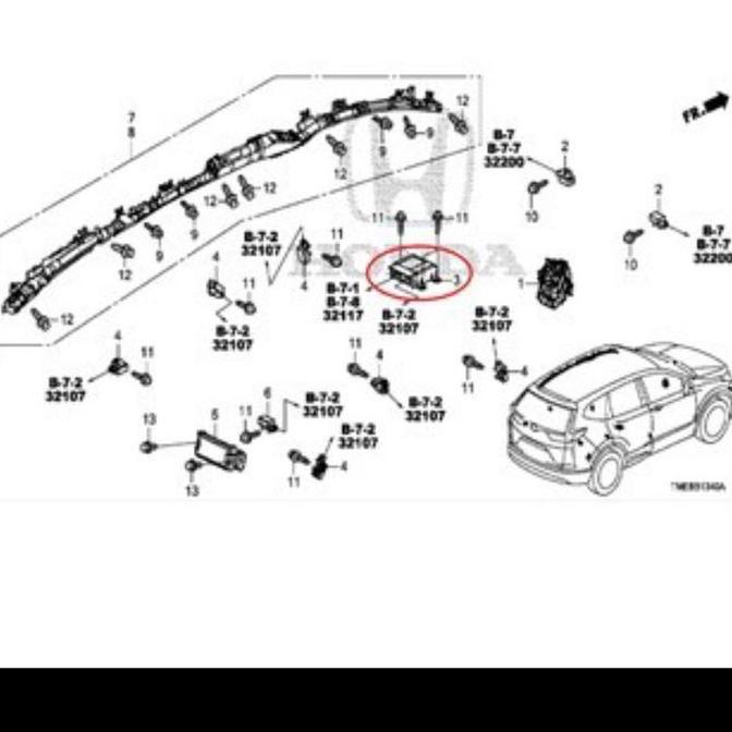 Ready Modul SRS Modul Airbag Honda CRV Turbo 2018-2021 original