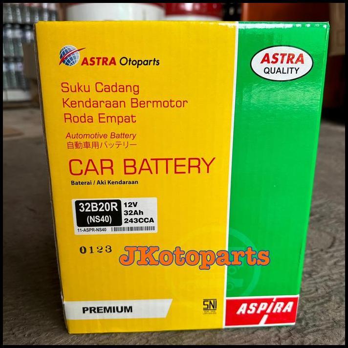 DISKON AKI MOBIL ASPIRA PREMIUM BASAH NS40 ASTRA 