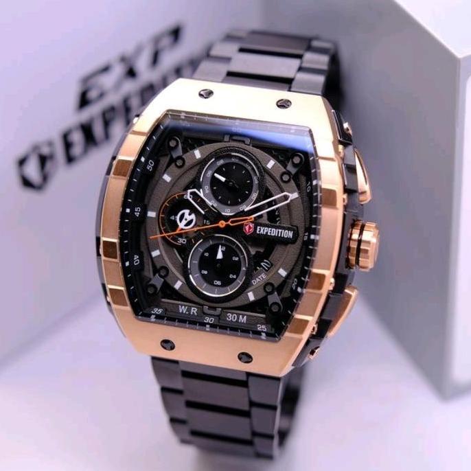 JAM TANGAN PRIA EXPEDITION E6782 E 6782 RANTAI ORIGINAL