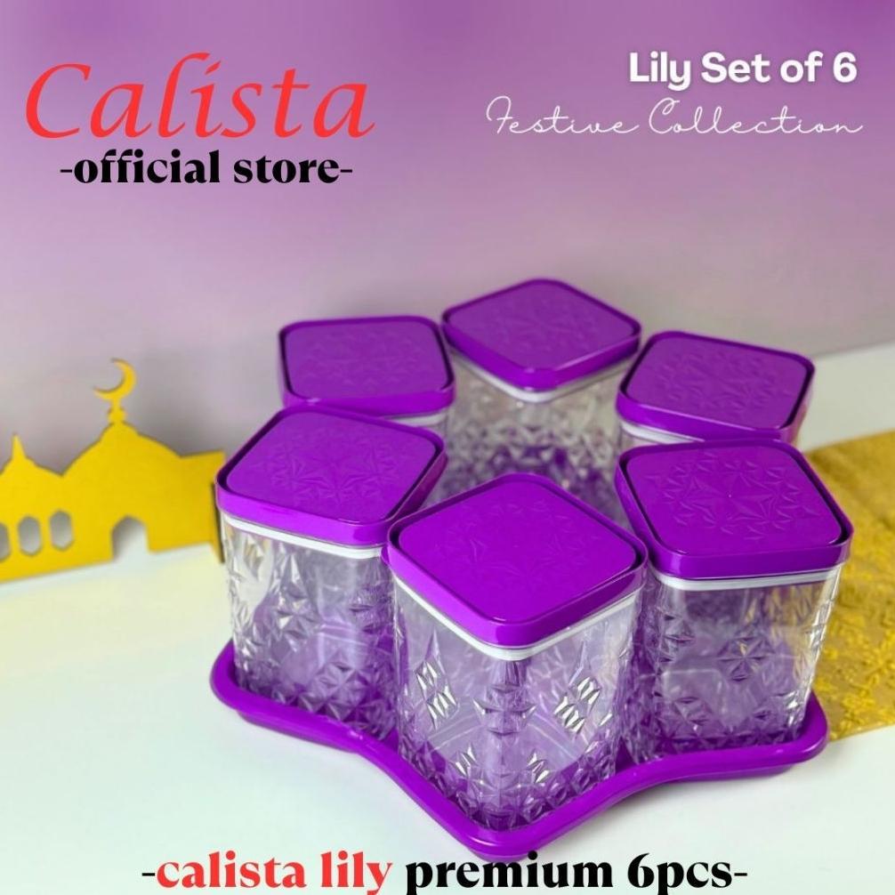 BEST SELLER TOPLES KEDAP LILY SET 6 SET 5 IN 1 CALISTA PREMIUM | TOPLES KRISTAL MAKANAN LEBARAN 2026