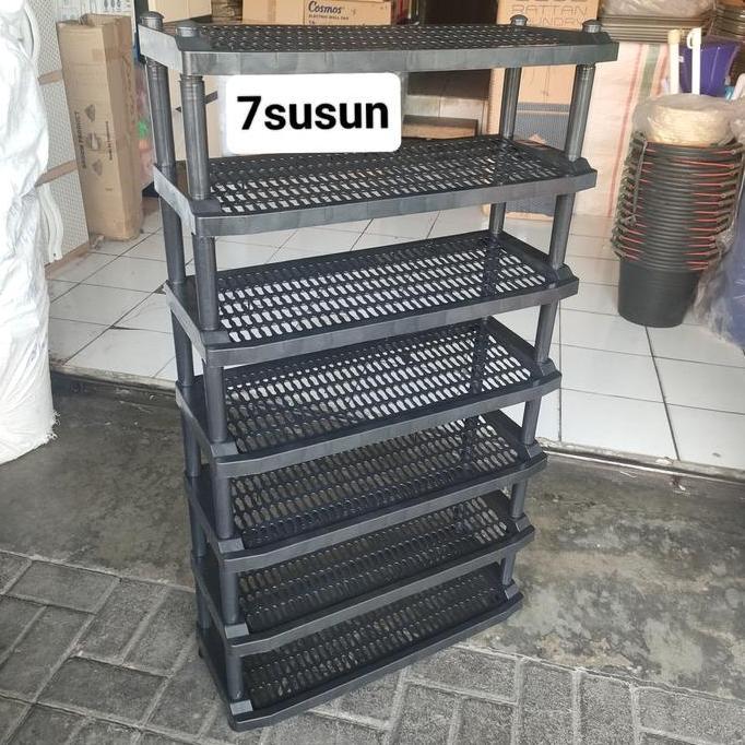 RAK SEPATU SENDAL PLASTIK SUSUN/RAK SEPATU MURAH/RAK SEPATU PLASTIK