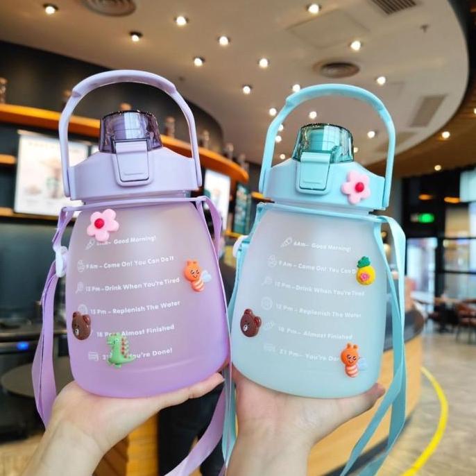 Botol minum viral Gemoy 1 1 liter 1100 ml Free Stiker