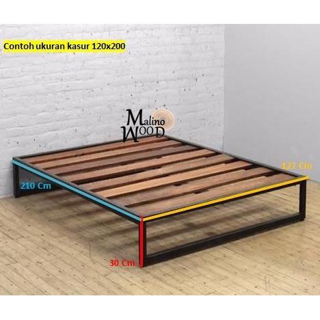 DB-01 Dipan besi besi ranjang tempat tidur minimalis dipan divan besi