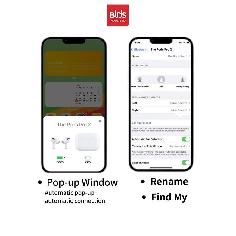 New Buds Tws Pods Gen4 Earphone Bluetooth Headset Bluetooth Wireless Earbuds Super Bass Dengan Audio
