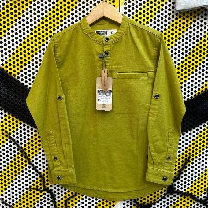 Agera Junior - Koko Panjang RS kancing setengah - KOKO panjang anak kekinian new fashion 2025 - Ager