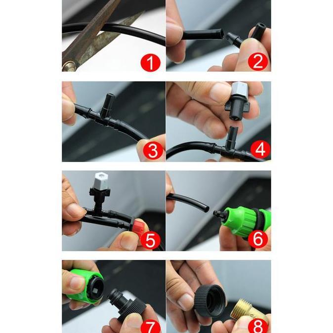 Paket Peralatan Set Irigasi Otomatis Hidroponik Paket Irigasi Tetes