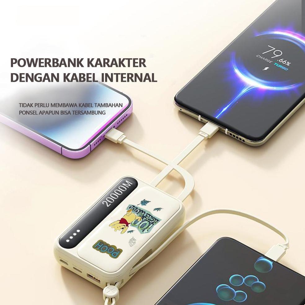 Hot Sale Mini Size Lotso Powerbank Portable 20000 Mah With 4 Usb Fast Charging Dual Input Port Type 