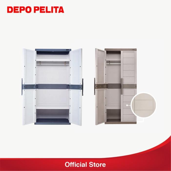 ARISA Lemari Plastik Lemari Pakaian / Baju / Lemari Serbaguna