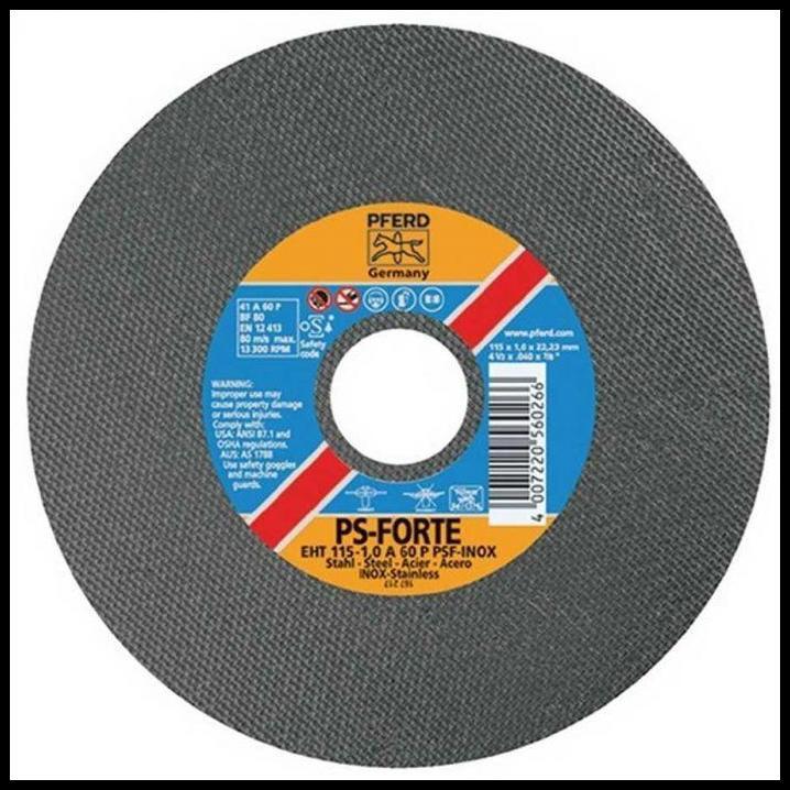 DISKON PFERD CUT OFF WHEEL EHT125-2.4A46PPSF 523049 PF0002509 