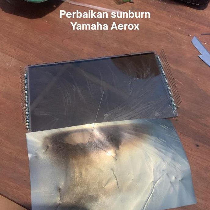 Perbaikan Sunburn Speedometer Perbaikan Sunburn Speedometer Yamaha Aerox 155
