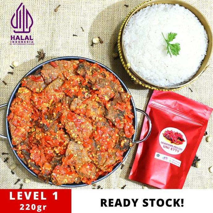 Dendeng Balado Lambok Batokok / Dendeng Basah (Cabe Merah) - ASLI PADANG - Siap Saji