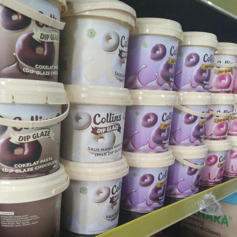 Terlaris glaze coliins dip glaze 1kg collin colins