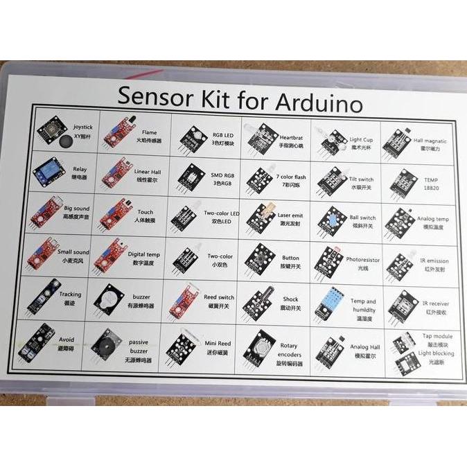 BEBAS ONGKIR - Arduino 37 Sensor Kit