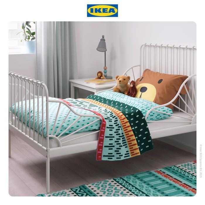 IKEA MINNEN Rangka Tempat Tidur / Ranjang / Kasur Anak Putih 80x200 cm
