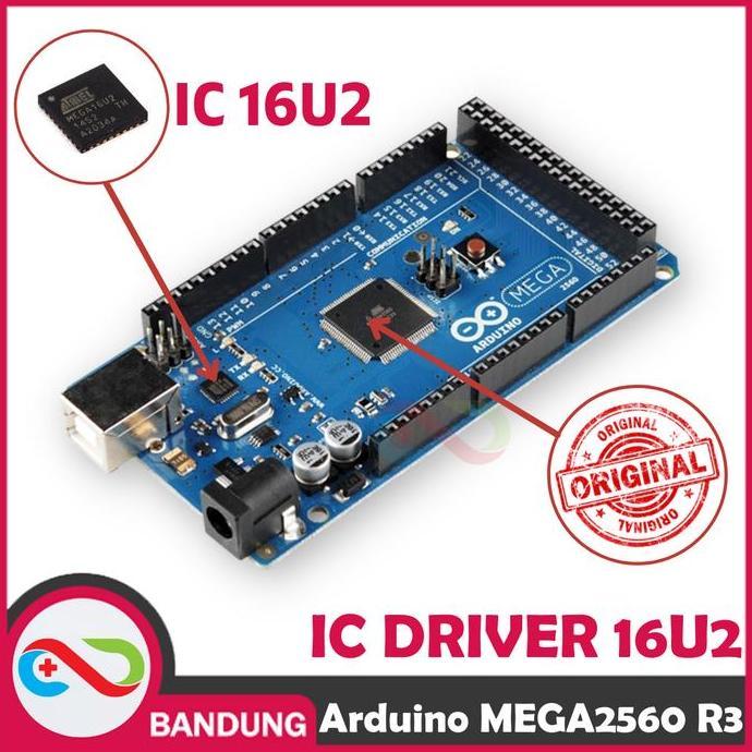 HARGA DISC - ARDUINO MEGA 2560 R3 REV3 ATMEGA2560 16U2 COMPATIBLE BOARD 16MHZ