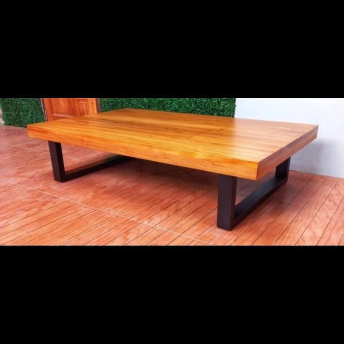 meja lesehan Jepang costum 18060 kaki besi