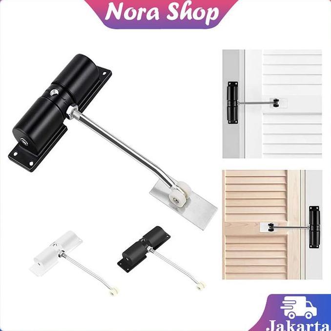 AWAYESH Alat Penutup Pintu Otomatis Door Closer Pintu Otomatis Engsel Pintu Otomatis Tutup Pintu Oto
