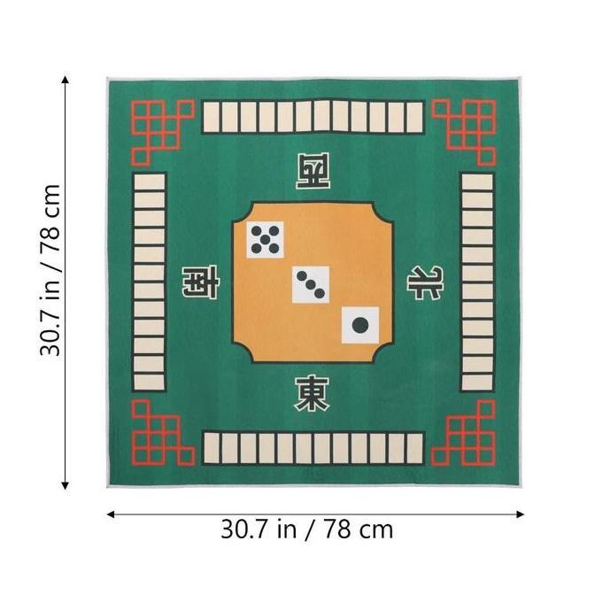 VIWIUWIU Tikar Mahjong Maciok Carpet Karpet Mahjong Majiang Alas Meja Mahyong Karet