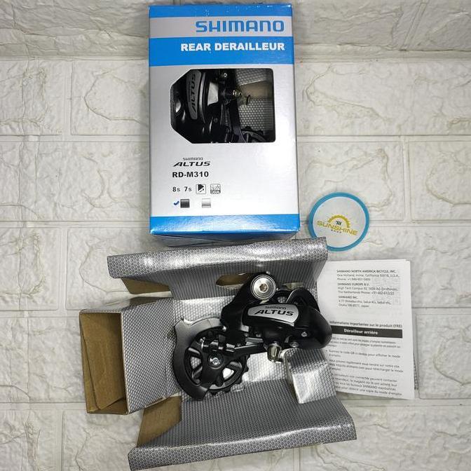 RD Rear Derailleur 7 8 Speed SHIMANO ALTUS RD-M310 Sepeda Lipat Seli Folding Bike MTB Roadbike