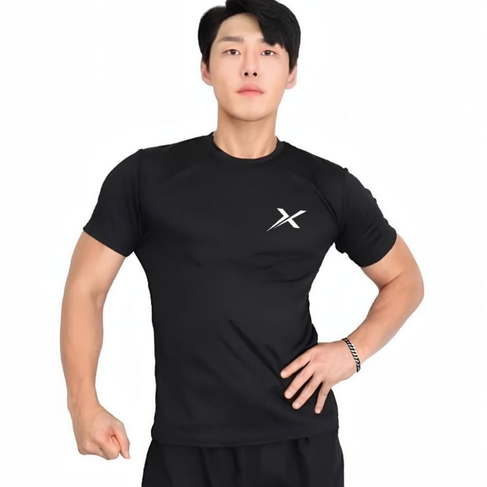 OFFICIAL BAJU MANGSET BASELAYER LENGAN PENDEK OLAHRAGA PRIA SPORT GYM FUTSAL