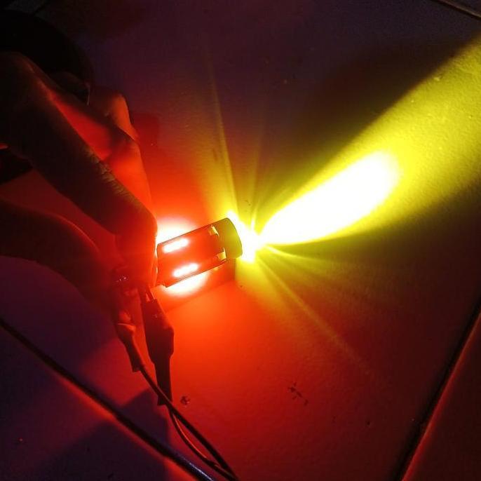 LAMPU UTAMA MOTOR H6 LASER 30 LED ALIEN H6 LED LASER 2 WARNA HI / LOO 20 WATT | BOHLAM LED H6 | LAMP