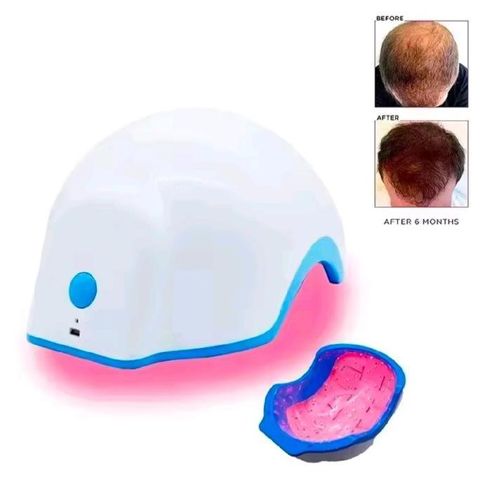Helm Laser Penumbuh Rambut Topi Penumbuh Rambut Anti Rambut Rontok Perangkat Terapi Rambut Rontok Me