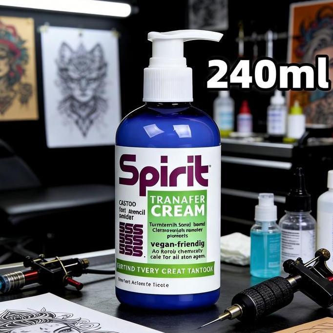 SWASAGARA 240mL 8oz Stencil Stuff Gel Transfer Tato Desain Akurat Praktik Serta Keperluan Tato Profe