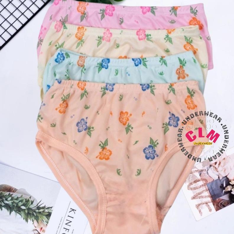 TERBARU GROSIR 12pcs Celana Dalam Cawet Wanita Dewasa Anti Nyeplak Lusinan Jumbo Grosir