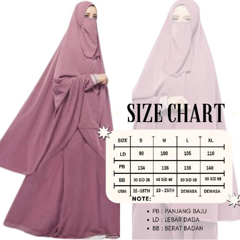 New Arrival Gamis Marwah Syari Set Cadar /Gamis Syari Set Hijab/Gamis Set Cadar Jumbo/Gamis Set Hija