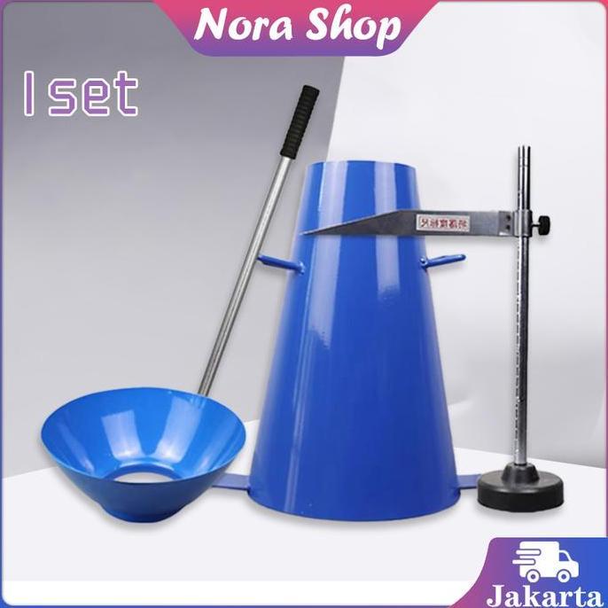 DIKARTELLA Corong Slump Test Beton/Slump Test 1set/Alat Slump Test Set